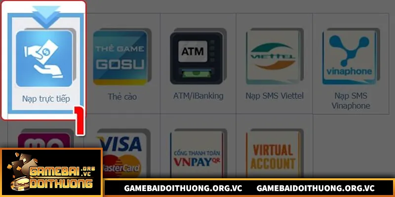 Hướng dẫn nạp tiền game bài đổi thưởng an toàn nhanh